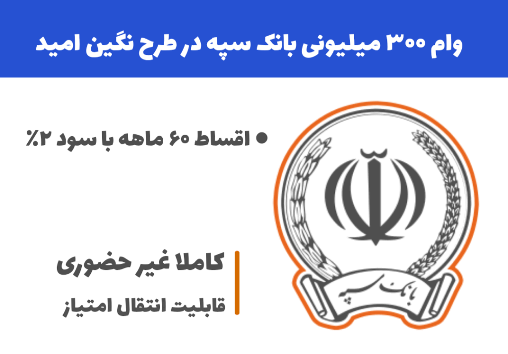 وام 300 میلیونی بانک سپه در طرح نگین امید